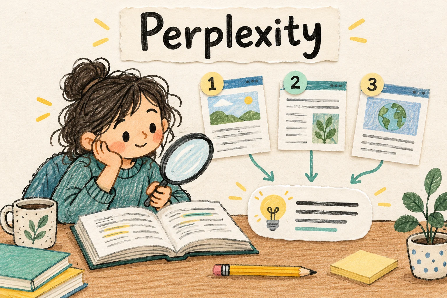 Perplexity: แว่นขยายค้นข้อมูลจากหนังสือและหน้าเว็บพร้อมแหล่งอ้างอิง